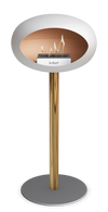 Le Feu White Ground Steel High | Bio-ethanol Haard | Model 2025