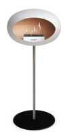 Le Feu White Ground Steel High | Bio-ethanol Haard | Model 2025