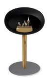 Le Feu Black Ground Steel Low | Bio-ethanol Haard | Model 2025