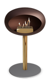 Le Feu Mocca Ground Steel Low | Bio-ethanol Haard | Model 2025