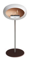 Le Feu White Ground Steel High | Bio-ethanol Haard | Model 2025