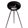 Le Feu Black Ground Wood High | Bio-ethanol Haard | Model 2025