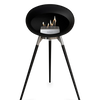 Le Feu Black Ground Wood High | Bio-ethanol Haard | Model 2025