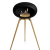 Le Feu Black Ground Wood High | Bio-ethanol Haard | Model 2025