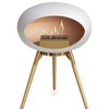 Le Feu White Ground Wood Low | Bio-ethanol Haard | Model 2025