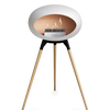 Le Feu White Ground Wood High | Bio-ethanol Haard | Model 2025