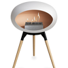 Le Feu White Ground Wood Low | Bio-ethanol Haard | Model 2025