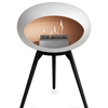 Le Feu White Ground Wood Low | Bio-ethanol Haard | Model 2025