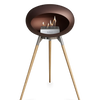 Le Feu Mocca Ground Wood High | Bio-ethanol Haard | Model 2025