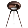 Le Feu Mocca Ground Wood High | Bio-ethanol Haard | Model 2025