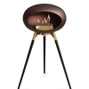 Le Feu Mocca Ground Wood High | Bio-ethanol Haard | Model 2025