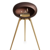 Le Feu Mocca Ground Wood High | Bio-ethanol Haard | Model 2025