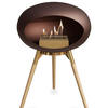 Le Feu Mocha Ground Wood Low | Bio-ethanol Haard | Model 2025