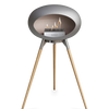 Le Feu Nickel Ground Wood High | Bio-ethanol Haard | Model 2025
