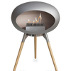 Le Feu Nickel Ground Wood Low | Bio-ethanol Haard | Model 2025
