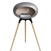 Le Feu Nickel Ground Wood High | Bio-ethanol Haard | Model 2025