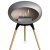 Le Feu Nickel Ground Wood Low | Bio-ethanol Haard | Model 2025
