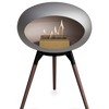 Le Feu Nickel Ground Wood Low | Bio-ethanol Haard | Model 2025