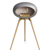 Le Feu Nickel Ground Wood High | Bio-ethanol Haard | Model 2025