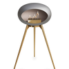 Le Feu Nickel Ground Wood High | Bio-ethanol Haard | Model 2025