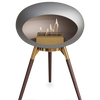 Le Feu Nickel Ground Wood Low | Bio-ethanol Haard | Model 2025
