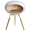 Le Feu White Ground Wood Low | Bio-ethanol Haard | Model 2025