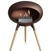 Le Feu Mocha Ground Wood Low | Bio-ethanol Haard | Model 2025