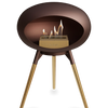 Le Feu Mocha Ground Wood Low | Bio-ethanol Haard | Model 2025