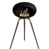 Le Feu Black Ground Wood High | Bio-ethanol Haard | Model 2025