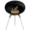 Le Feu Black Ground Wood Low | Bio-ethanol Haard | Model 2025