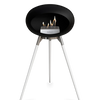 Le Feu Black Ground Wood High | Bio-ethanol Haard | Model 2025
