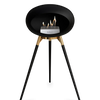 Le Feu Black Ground Wood High | Bio-ethanol Haard | Model 2025