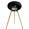 Le Feu Black Ground Wood High | Bio-ethanol Haard | Model 2025