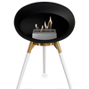 Le Feu Black Ground Wood Low | Bio-ethanol Haard | Model 2025