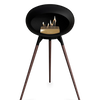 Le Feu Black Ground Wood High | Bio-ethanol Haard | Model 2025