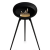 Le Feu Black Ground Wood High | Bio-ethanol Haard | Model 2025