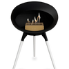 Le Feu Black Ground Wood Low | Bio-ethanol Haard | Model 2025