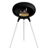 Le Feu Black Ground Wood High | Bio-ethanol Haard | Model 2025