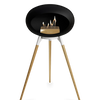 Le Feu Black Ground Wood High | Bio-ethanol Haard | Model 2025