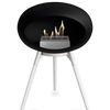 Le Feu Black Ground Wood Low | Bio-ethanol Haard | Model 2025