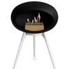Le Feu Black Ground Wood Low | Bio-ethanol Haard | Model 2025