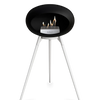 Le Feu Black Ground Wood High | Bio-ethanol Haard | Model 2025