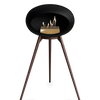 Le Feu Black Ground Wood High | Bio-ethanol Haard | Model 2025