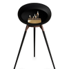 Le Feu Black Ground Wood High | Bio-ethanol Haard | Model 2025