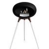 Le Feu Black Ground Wood High | Bio-ethanol Haard | Model 2025