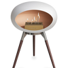 Le Feu White Ground Wood Low | Bio-ethanol Haard | Model 2025