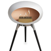 Le Feu White Ground Wood Low | Bio-ethanol Haard | Model 2025