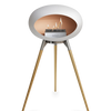 Le Feu White Ground Wood High | Bio-ethanol Haard | Model 2025