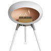 Le Feu White Ground Wood Low | Bio-ethanol Haard | Model 2025
