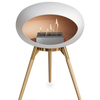 Le Feu White Ground Wood Low | Bio-ethanol Haard | Model 2025